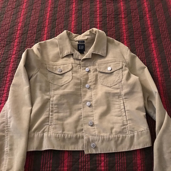 GAP Women's Tan Corduroy Jacket - Picture 3 of 7